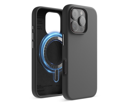 Etui do telefonów Elago Magnetic Silicone do iPhone 16 Pro Black ES16MSSC63PRO-BK